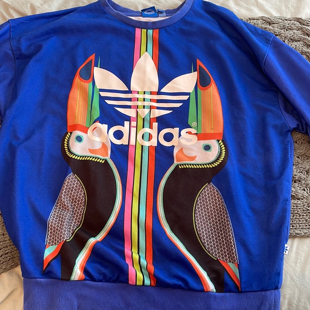 Adidas Blue Penguin pull over